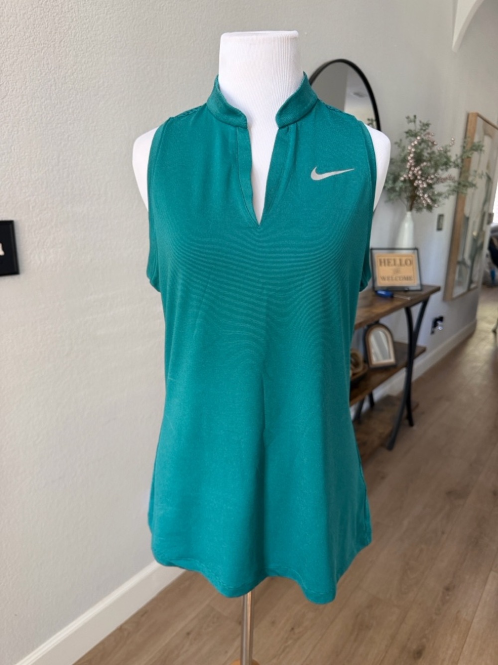 Nike Women's Teal Racerback Golf Pickleball Shirt Tank